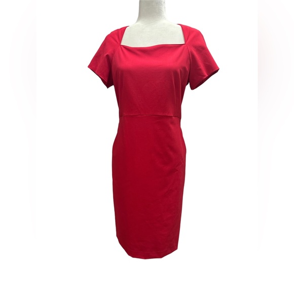 Lafayette 148 Sheath Dress with Pockets in Spark size 8 - Picture 4 of 9